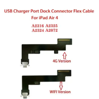 Charging Port Flex Cable for IPad Air 4 A2316 A2324 A2325 A2072 USB Charger Port Dock Connector Plug Socket Jack Ribbon