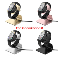 Power Adapter Charger-Cradle Dock Station Stand Bracket Holder Compatible for Mi Band 8 Smartwatch Portable USB Charging