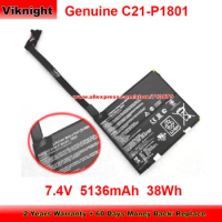 Genuine C21-P1801 Battery for Asus Transformer AiO P1801 Tablet PC P1801-B038K AIO P1802 P1802-B003Q P1801-T 7.4V 5136mAh 38Wh