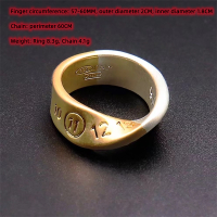 Y2k Mm6 Margiela Người Đàn Ông Phụ Nữ Vòng Không Gỉ Đến Thép Khóa Phòng Tập Thể Dục