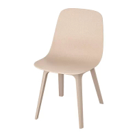 ODGER 餐椅, 白色/米色