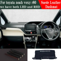 for Leather Dashmat Dashboard Cover Mat Car-Styling Accessories for Toyota Noah G Voxy ESQUIRE R80 2015 2016 2017 2018 2019 2020