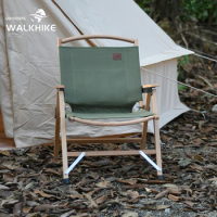 XK Outdoor Folding Chair Kermit Chair Solid Wood Folding Stool Camping Portable round Picnic Table