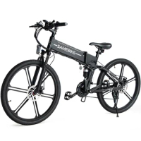Foldable Hybrid Electric Bike with 500W Motor 48V 10Ah Battery Mountain Bike