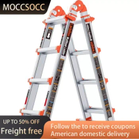 A Frame 4 Step Ladder Extension Aluminum Folding Ladder Free Shipping Scaf Folding Furniture Space Savers Scaffold Climbing Home