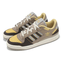 【adidas 愛迪達】休閒鞋 Forum Low CL 男鞋 女鞋 棕 黃 低筒 復古 愛迪達(JH9595)