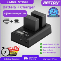 แบตกล้อง Fuji NP-W126+ แท่นชาร์จ(Type-C) Fuji X-A7 X-A5 X-A3 X-A2 X-A10 X-E1 X-E2 X-E3 X-T10 X-T20