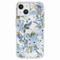 【CASE-MATE】iPhone 14 6.1吋 Rifle Paper Co. 限量聯名款環保抗菌防摔保護殼 - 花園派對 - 藍