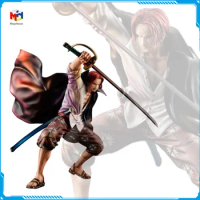 In Stock Megahouse POP Playback Memories ONE PIECE Shanks New Original Anime Figure Model Toys Action Figure Collection Doll Pvc