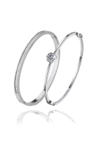 CELOVIS CELOVIS - Arya Bangle Paired with Lux Bangle Jewellery Set in Silver