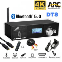Bluetooth DAC 4K*2K HDMI to HDMI Extractor Converter Digital SPDIF HDMI DTS 5.1 Audio Decoder Converter Gear HDMI ARC Audio