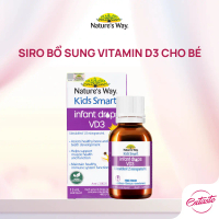 Vitamin D3 organic Nature’s Way, D3 thuần kids smart Infant drops từ hoa hướng dương