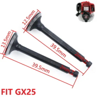 GX 25 Intake &amp; Exhaust Valve Set for Honda GX25 FG110 HHT25S Tiller Brush Cutter Trimmer Engine Part 14711-Z0H-00 14721-Z3E-000