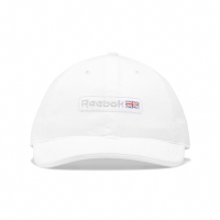 Reebok 帽子 Make It Yours Baseball Cap 男女款 白 經典 棉質 斜紋布 棒球帽  HE3125