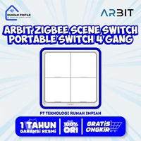 ARBIT Smart Portable Zigbee Scene Switch 4 Gang Remote Kontrol