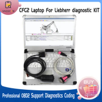 CFC2 CF-C2 Laptop For Liebherr Sculi Diagnosis kit Excavator ton crane Software and diagnostic cable