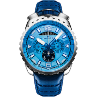 BOMBERG 炸彈錶 BOLT-68 冰川藍洞計時手錶-/45mm