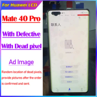 Defective LCD Screen With Dead Pixel For HUAWEI Mate 40 Pro mate40 pro LCD Display Touch Screen Digitizer Assembly Replacement