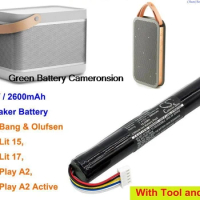 2600mAh Speaker Battery J406/ICR18650NH-2S for Bang&amp;Olufsen BeoLit 15, BeoLit 17, BeoPlay A2, BeoPlay A2 Active