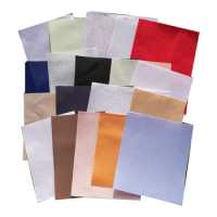 10pcs/lot random count color size Aida cloth 18ct 28ct 40ct cross stitch fabric canvas small grid color DIY handcraft supplies