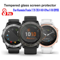 Pcs 9H Screen Protector For Garmin Fenix 7 7S 7X 5 6 6 Pro Smart Watch Protective Film For Garmin Epix Clear HD Screen Protector