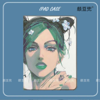Jolyne Cujoh Anime JoJo's Bizarre Advent Case For iPad Air 4 5 10.9 Mini 5 6 for 2022 12.9 Case Luxury Silicone For iPad Air 4