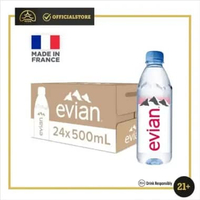 Evian Natural Mineral Water 500ml