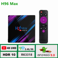 H96 MAX RK3318 Smart TV Box Android 11 4G 32G 4K Wifi BT Media player H96MAX TVBOX Android10 Set top box 2GB16GB