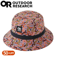 【Outdoor Research 美國 ZENDO BUCKET漁夫帽《粉紫花色》】287679/防曬帽/遮陽帽