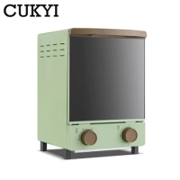 CUKYI Mini vertical electric Multi-functional Baking ovens 12L Capacity 800W with 60 Minutes Timer Home baking oven