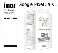 【iMOS】2.5D滿版9H強化玻璃保護貼 Google Pixel 3a XL (6 吋) 美商康寧