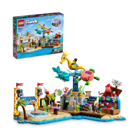 福利品【LEGO 樂高】Friends 41737 海灘遊樂園(家家酒 女孩玩具推薦)