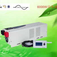 PASSPOWER 6000w low frequency pure sine wave dc ac power home inverter ,dc24v/48v to ac 230v ,peak power 18000w