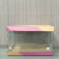 AQUARIUM BENDING LEPET 35CM UK. 35X21X23 CM AKUARIUM KACA SISI LENGKUNG