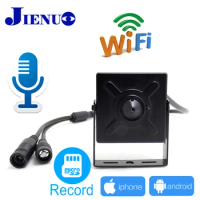 JIENU CCTV Security Mini Ip Camera wifi 720P 960P 1080P Surveillance Support Audio Micro SD Slot Ipcam Wireless Home Small Cam