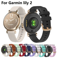 Tali Jam Tangan Slicone Lembut, Serasi dengan Garmin Lily 2, Jalur Jam Tangan Tali, Garmin Lily 2 Ak