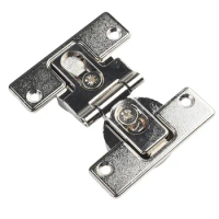 For The Upper And Lower Doors Of The Hanging Cabinet To Be Connected And Folded Open Folding Door Hinge Silver Zinc Alloy
