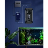 魚缸臭氧機 水族箱魚池臭氧發生器 殺菌除藻除黃綠水腥臭定時調控 O3淨水