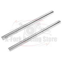 US/CN Stock Front Fork Inner Tubes Pipes Bars For Honda CBR500R CBR-500R 2013-2015 2014 51410-MGZ-J01 41X645mm Shock Suspension