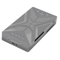 External NVMe Dual-Bay SSD Enclosure Type-C USB3.2 20Gbps Data Transmission Turbo-Fan SSD Cooler JMS586R 4TB