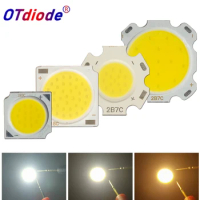 10pcs COB LED 3W5W7W10W12W15W18W30W Neutral Cold Warm White Board 250mA13/20/28mm 1919 Chips Lamp SpotLight Downlight Lamps DIY