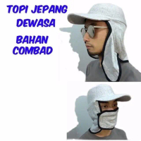 PROMO CUMA 30K DAPAT 4PC Topi jepang | topi mancing | masker | petani murah termurah Outdoor