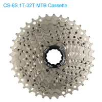 S-Ride MTB 11T-32T Tooth Cassette Bike 9 Speed Mountain Bicycle Card Type 27 Speed Cassette Compatible for Shimano Sram Sunrace