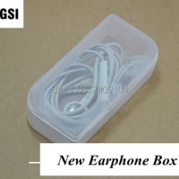 SZAICHGSI Clear Plastic Earphone Storage Case Box Holder Container for iphone 7 6 plus 5 4 for samsung earphone wholesale 100pcs