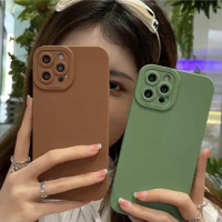【LOYALTY】iPhone13/13Pro/13ProMax磨砂矽膠鏡頭保護純色手機殼 3色