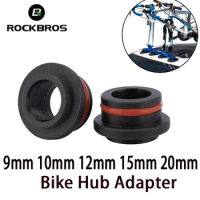 ROCKBROS 1Pair 9/12/15/ 20mm Hub Adapters for Bicycle Roof-Top Car Rack Hub Convertors Bike Carrier Quick Installation Bike Part