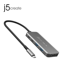 j5create 凱捷 JCH453 USB4 8K60輕巧集線器