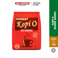AIK CHEONG 2in1 Kopi O Sugar Added 400g (15g x 20 bag sachets) Coffee