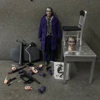 HC Hot Toys Joker Figure The Dark Knight Joker Variant Real Clothes Joker Action Figure PVC Collectible Model Toy Gift Doll