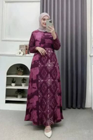 Gamis klok Batik Babar pindo//GamiskuCollection motif terbaru //gamis Matt rayon super adem ld 110 L